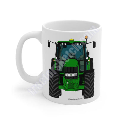 Green Tractor #2 Mug John Deere 7430 7530 Coffee Mugs