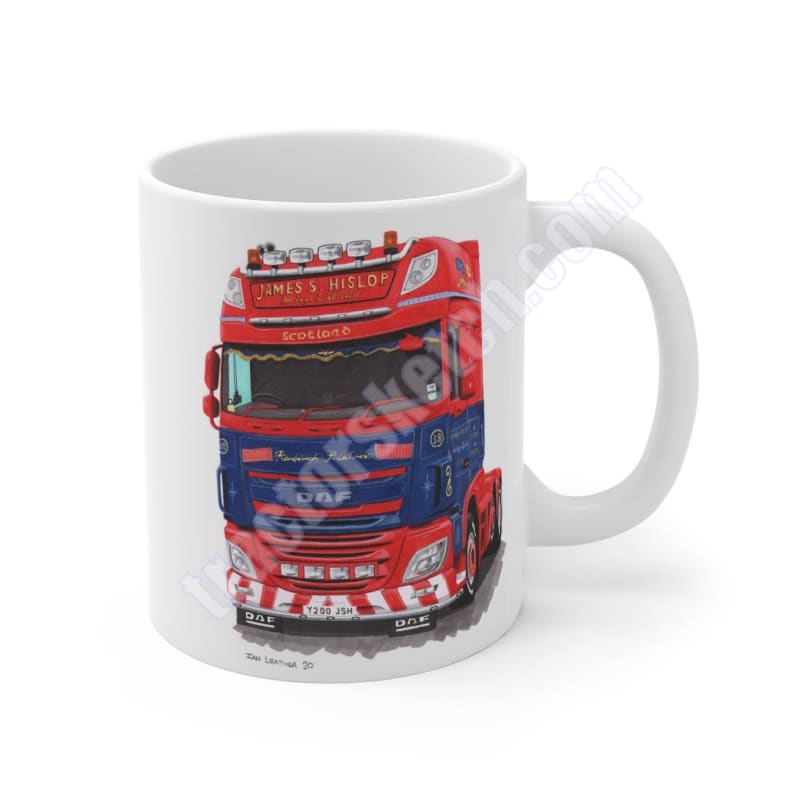 Hislop Haulage DAF Truck Mug Trucks Mug Cup Coffee XF