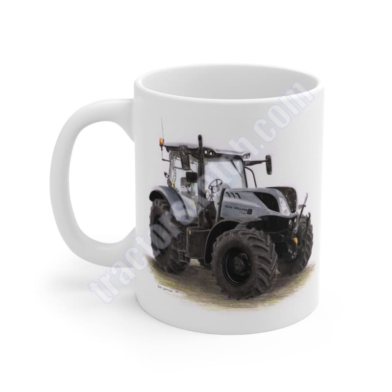 New Holland T7.210 Grey Mug 11oz / Mugs - Tractor