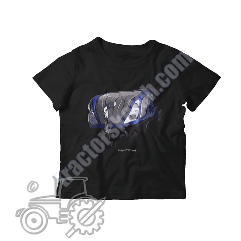 New Holland T7 HD Kids Softstyle T-Shirt - tractorsketch.com