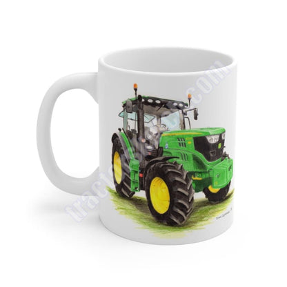 John Deere 6150R Tractor Ceramic Mug 11oz