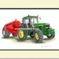 John Deere,6610 & Hi-Spec Slurry Tanker, Tractor,  Ian Leather, Tractor Art, Drawing, Illustration, Pencil, sketch, A3,A4