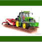 John Deere,6930 & Destoner, Tractor,  Ian Leather, Tractor Art, Drawing, Illustration, Pencil, sketch, A3,A4
