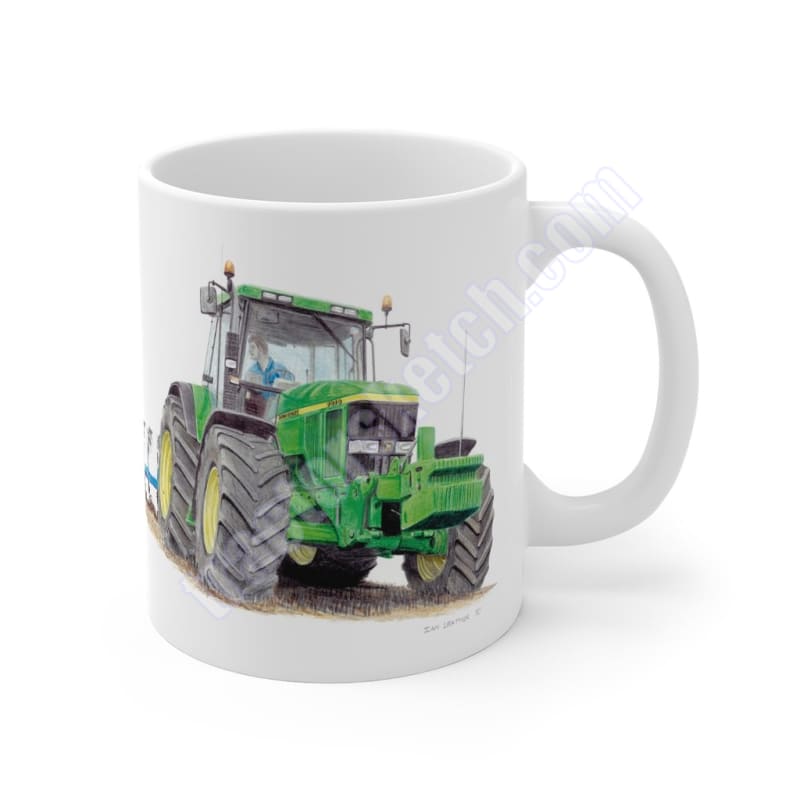 John Deere 7810 Tractor Ceramic Mug 11oz