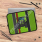 Lime Green Tractor #1 Device Sleeve for Laptops Apple iPad 