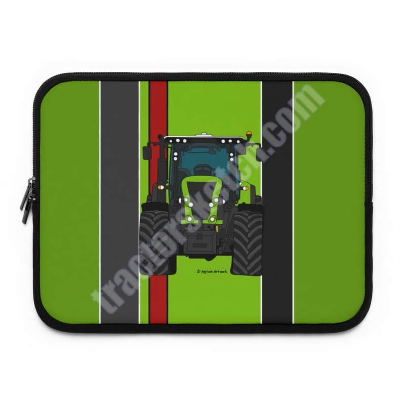 Lime Green Tractor #1 Device Sleeve for Laptops Apple iPad 