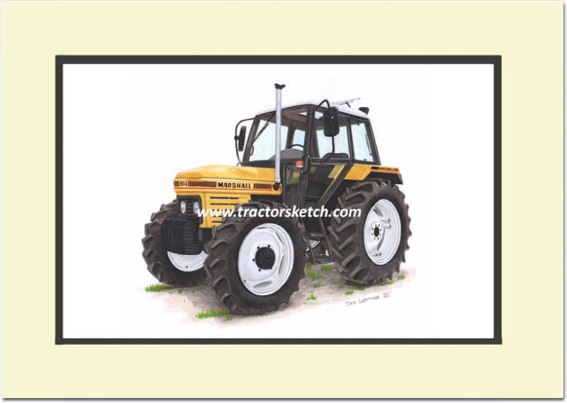 Marshall 804 Tractor / Art Print