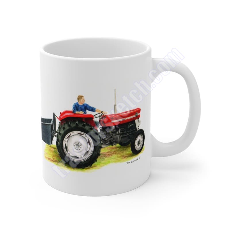 Massey Ferguson 135 Tractor 11oz Ceramic Coffee Mug