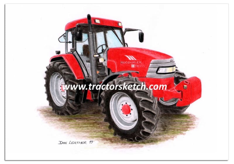 Mccormick MC135 / Art Print - Tractor