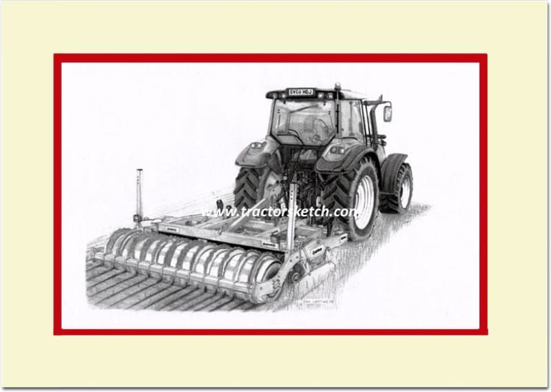 Valtra T191 & Sumo Trio - tractorsketch.com