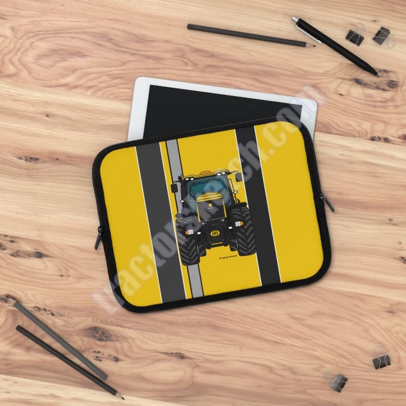 Yellow Fast Tractor #2 Device Sleeve for Laptops Apple iPad 
