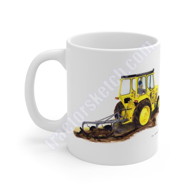 Yellow Massey Ferguson 135 Tractor 11oz Ceramic Coffee Mug